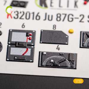 KELIK K32016 JUNKERS JU 87 D/G STUKA - INTERIOR 3D DECAL FOR TRUMPETER KIT 1/32 – imagen 6
