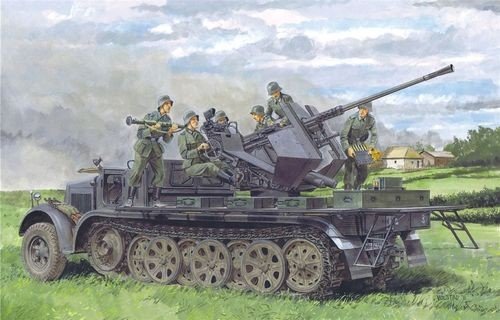 Dragon 6541 Sd.Kfz.7/2 3.7cm FlaK 36 1/35 – immagine 2