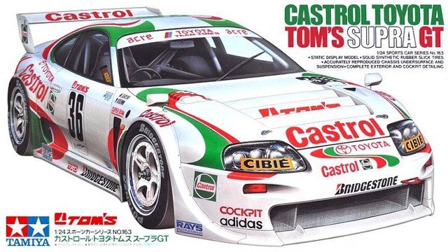Tamiya 24163 Castrol Toyota Tom's Supra GT 1/24