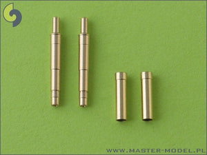 Master AM-48-016 German aircraft machine gun MK 108 (30mm) barrels &amp;amp; blast tubes (2pcs) 1/48