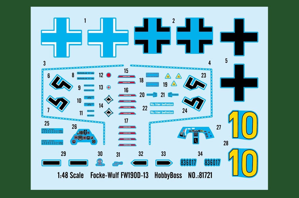 Hobby Boss 81721 Focke-Wulf FW190D-13 – Bild 4