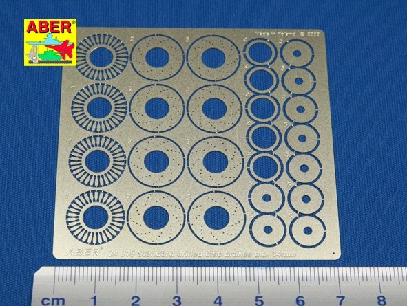 Aber 24019 Standartowe nawiercane tarcze hamulcowe śr. 14mm 1/24 – imagen 2