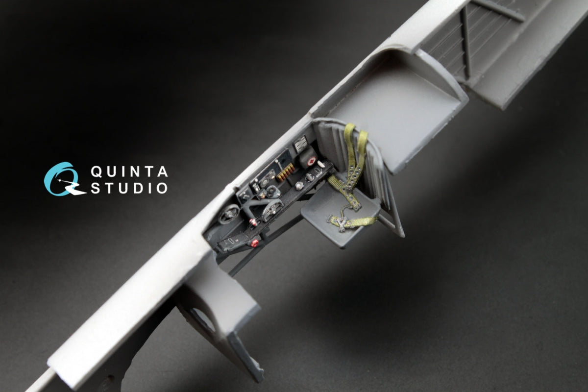 Quinta Studio QD48004 Yak-1B (late production) 3D-Printed &amp;amp; coloured Interior on decal pape (for all kits) 1/48 – imagen 14