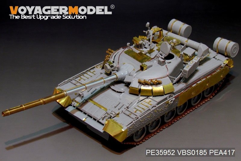 Maquette Voyager PE35952 Char de combat principal russe moderne T-80U (lanceur de fumée inclus) pour TRUMPETER 09525 1/35  – image 2