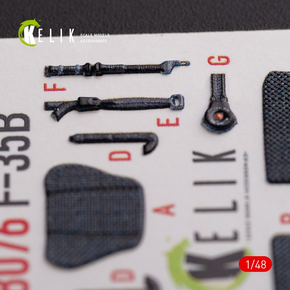 KELIK K48076 F-35B interior 3D decals for Tamiya kit 1/48 – imagen 6