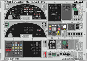 Maquette Eduard 32938 Lancaster B Mk. et cockpit HONG KONG MODELS au 1/32