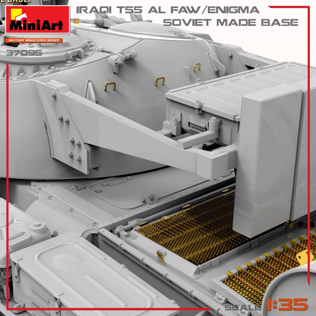 MiniArt 37095 IRAQI T-55 AL FAW/ENIGMA. SOVIET MADE BASE 1/35 – imagen 9