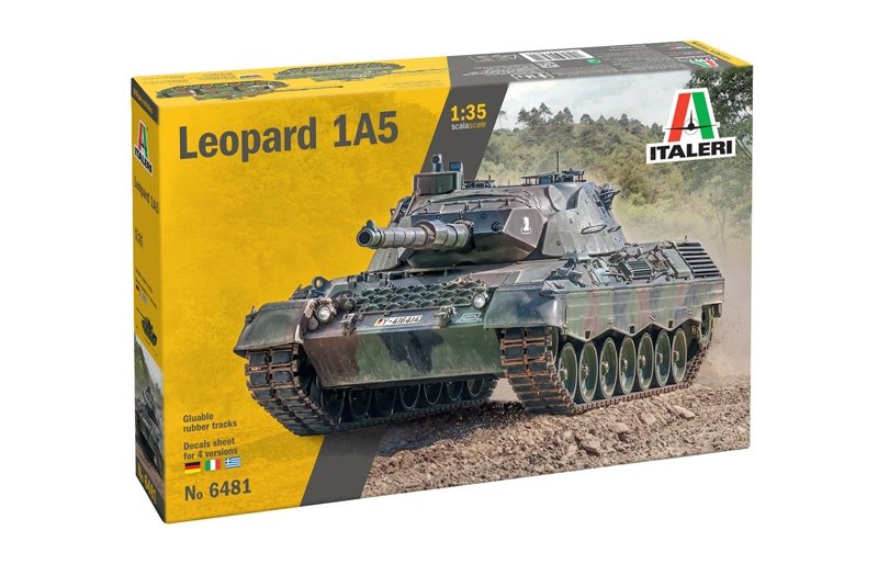 Italeri 6481 LEOPARD 1 A5 1/35 – imagen 2