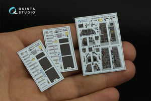 Quinta Studio QD48408 F-16D block 50 3D-Printed &amp;amp; coloured Interior on decal paper (Kinetic 2022 tool) 1/48 – Bild 4