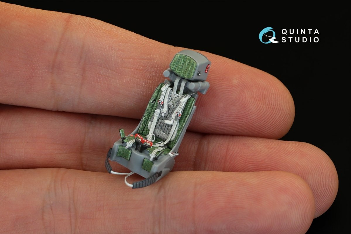 Quinta Studio QD48082 Su-57 3D-Printed &amp;amp; coloured Interior on decal paper (for Zvezda kit) 1/48 – imagen 6