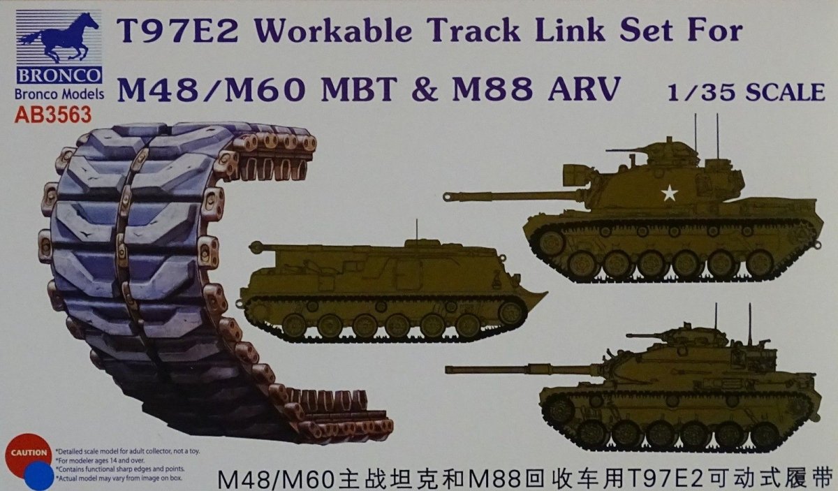 Bronco AB3563 T97E2 Workable Track Link Set 1/35