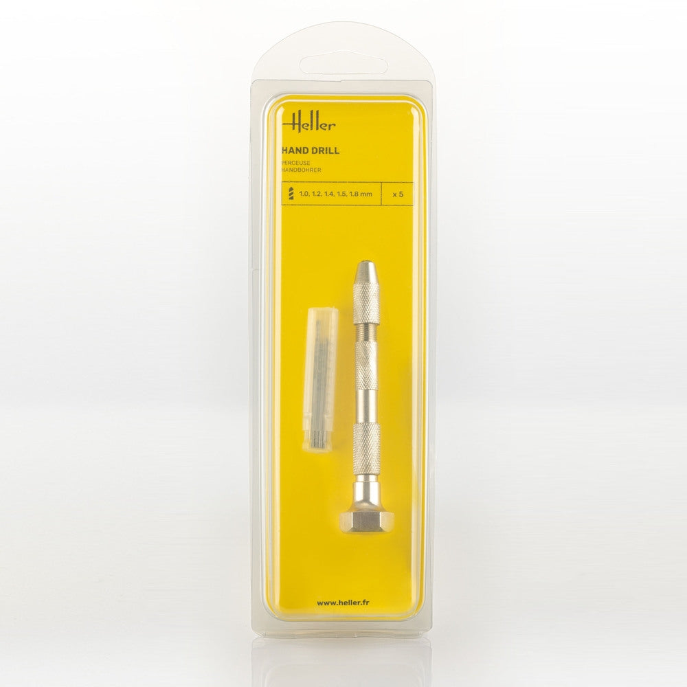 Heller 99019 Hand drill with five drills (1, 1.2, 1.4, 1.5, 1.8 mm) – imagen 2