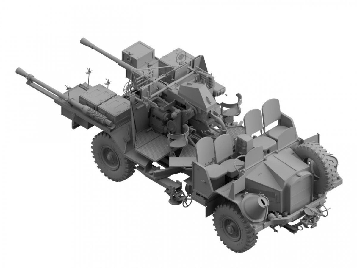 Thunder Model 35210 British Morris Bofors C9/B Gun truck Early variant 1/35 – imagen 8