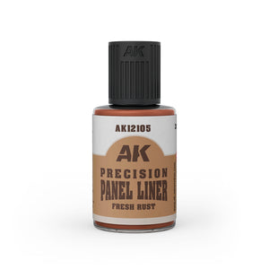 AK Interactive AK12105 FRESH RUST - PRECISION PANEL LINER 30ml