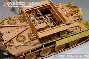 Modèle Voyager PE35970 Bergepanther Ausf.A allemand de la Seconde Guerre mondiale (type tardif, porte-outils Panther G) Base pour MENG SS-015 1/35 – image 12