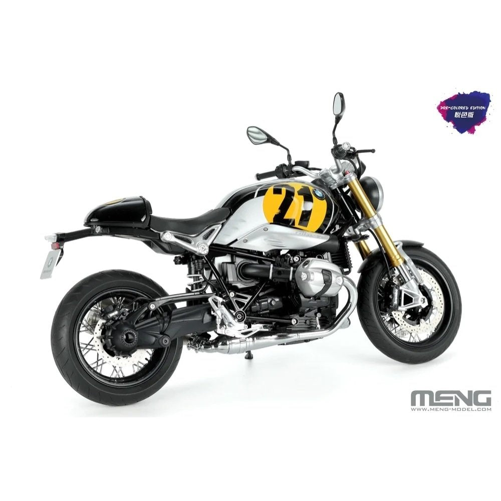 Meng Model MT-003u BMW R nineT Option 719 Black Storm Metallic Vintage Pre-coloured Edition 1/9 – imagen 2