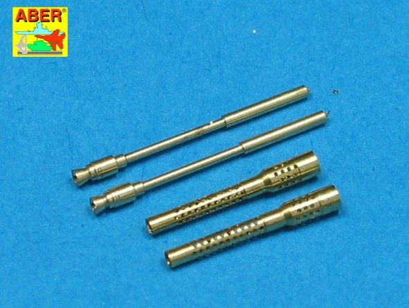 Aber A32006 Set of 2 barrels for German 13mm aircraft machine guns MG 131 (middle type) 1/32
