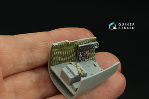 Quinta Studio QD48439 Quilting cover for US airplane cockpit. 3D-Printed coloured Interior on decal paper (All kits) 1/48 – immagine 3