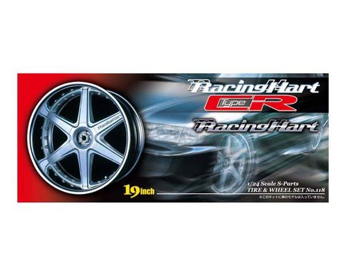 Jantes et pneus Aoshima 00556 Racing Hart Type C 1/24