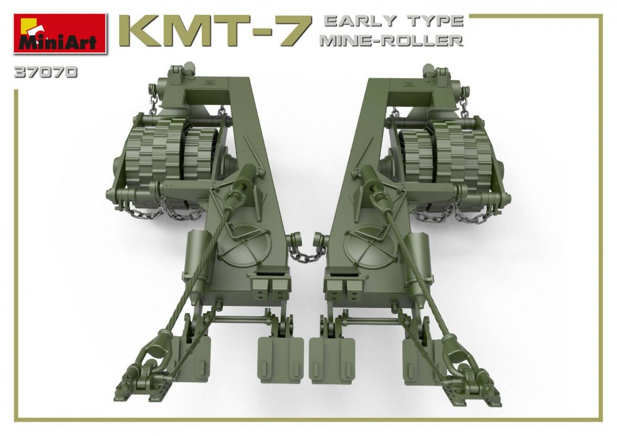 MiniArt 37070 KMT-7 EARLY TYPE MINE-ROLLER 1/35 – immagine 6
