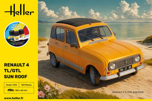 Heller 58704 Renault 4 TL/GTL Toit ouvrant - Kit de démarrage 1/24 – image 2
