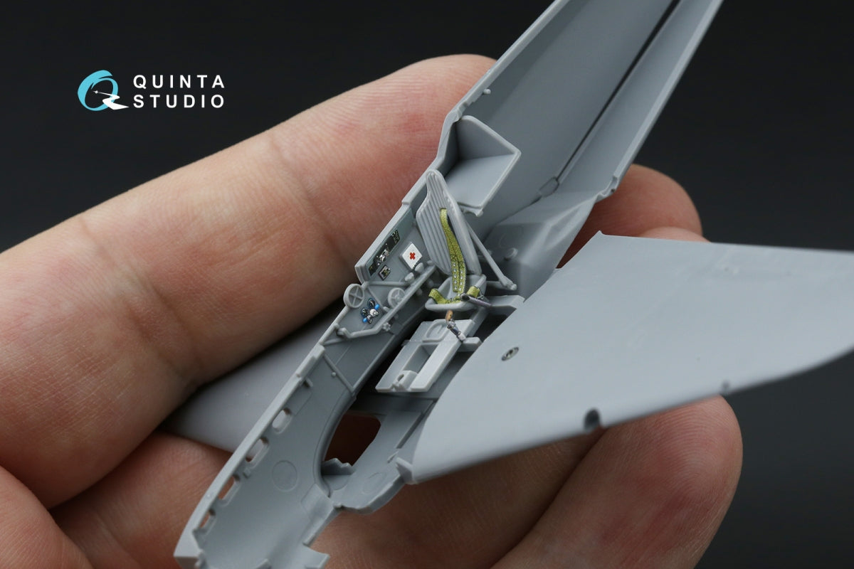 Intérieur du Yak-1 imprimé en 3D et coloré sur papier décalcomanie (Zvezda) Quinta Studio QD72203, échelle 1/72 – image 8