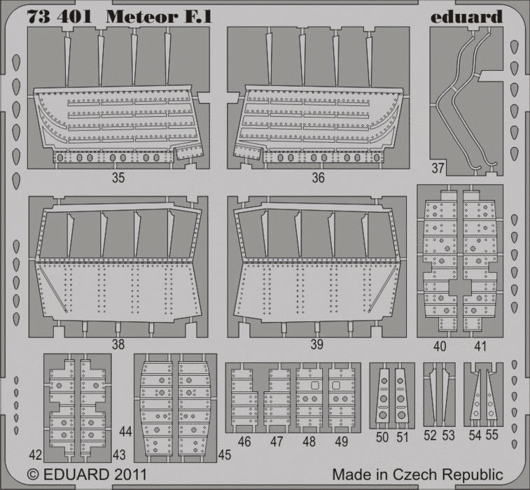 Eduard 73401 Meteor F.1 SA 1/72 CYBER HOBBY, DRAGON  – image 2