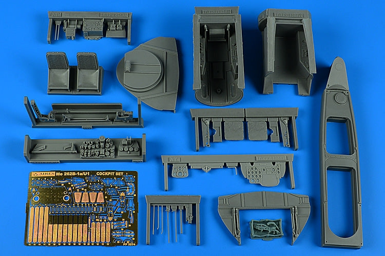 Aires 2274 Me 262 B-1a/U-1 Nightfighter cockpit set Revell 1/32