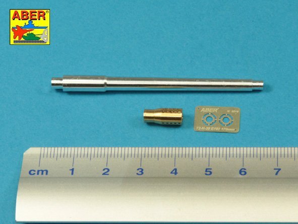 Aber 72L-67 170 mm A/T gun barrel for German Jagdpanzer E-100 1/72 – Bild 2