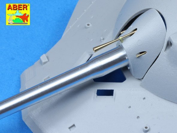 Aber 35L-185 Armament for Soviet JS-7 Heavy Tank (With short muzzle brake) 1x130mm, 2x14,5mm, 6x7,62mm 1/35 – imagen 3