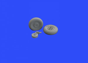 Eduard 648413 Typhoon Mk. Ib wheels late EDUARD, HASEGAWA 1/48 – immagine 2