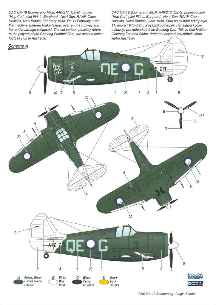 Special Hobby 72426 CAC CA-19 Boomerang ‘Jungle Scouts’ 1/72 – immagine 6
