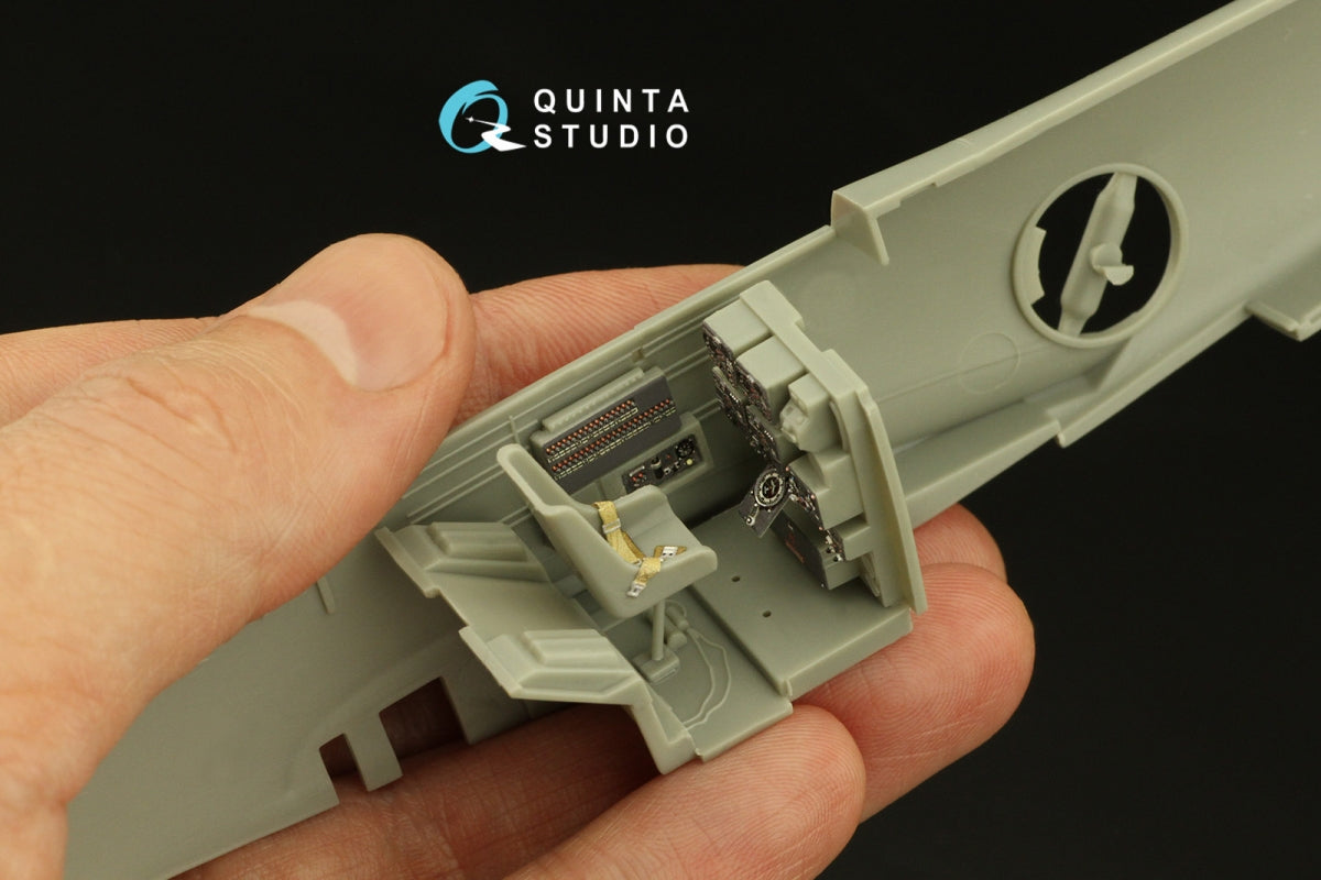 Quinta Studio QD48353 Me 410 3D-Printed &amp;amp; coloured Interior on decal paper (Meng) 1/48 – imagen 8