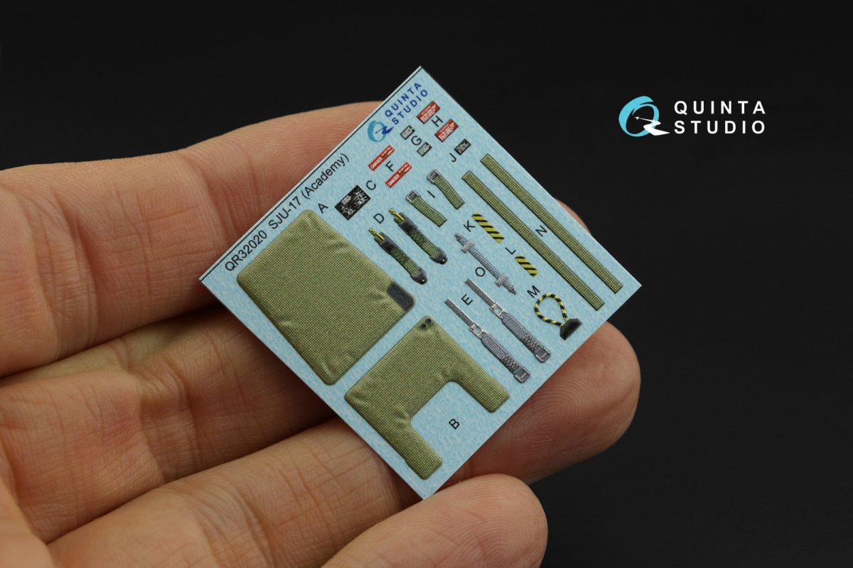 Quinta Studio QD32110 F/A-18A 3D-Printed &amp;amp; coloured Interior on decal paper (Academy) 1/32 – zdjęcie 5