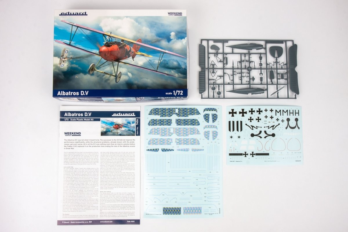 Eduard 7406 Albatros D.V Weekend edition 1/72 – Bild 2