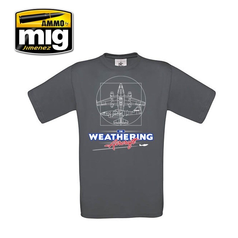 T-shirt AMMO of Mig Jimenez 8019M The Weathering Aircraft (taille M)