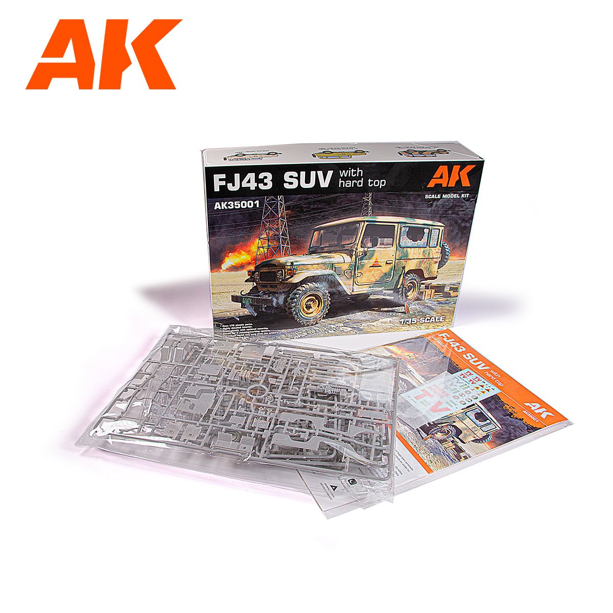 AK Interactive AK35001 FJ43 SUV WITH HARD TOP 1/35 – image 2