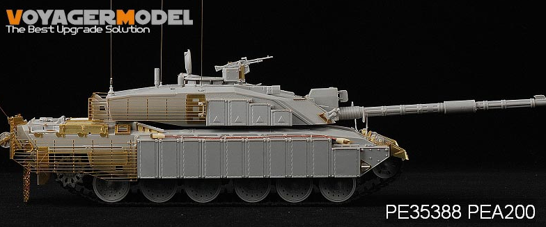 Voyager Model PEA200 Modern British Challenger 2 MBT slat amour (For TRUMPETER 001522) 1/35 – immagine 4
