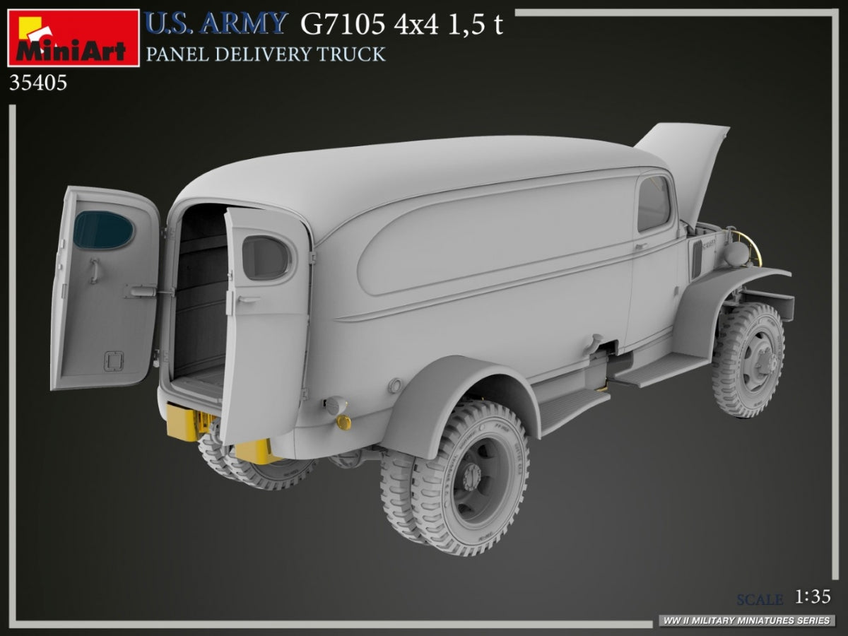 MiniArt 35405 U.S. ARMY G7105 4х4 1,5 t PANEL DELIVERY TRUCK 1/35 – imagen 20