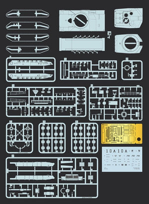 Flyhawk FH3302 M1A1 Main Battle Tank 1/72 – immagine 3