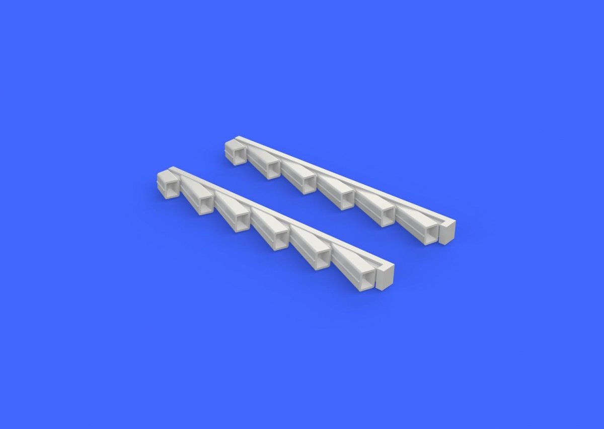 Eduard 648281 MC.202 exhaust stacks EDUARD, HASEGAWA 1/48 – imagen 2