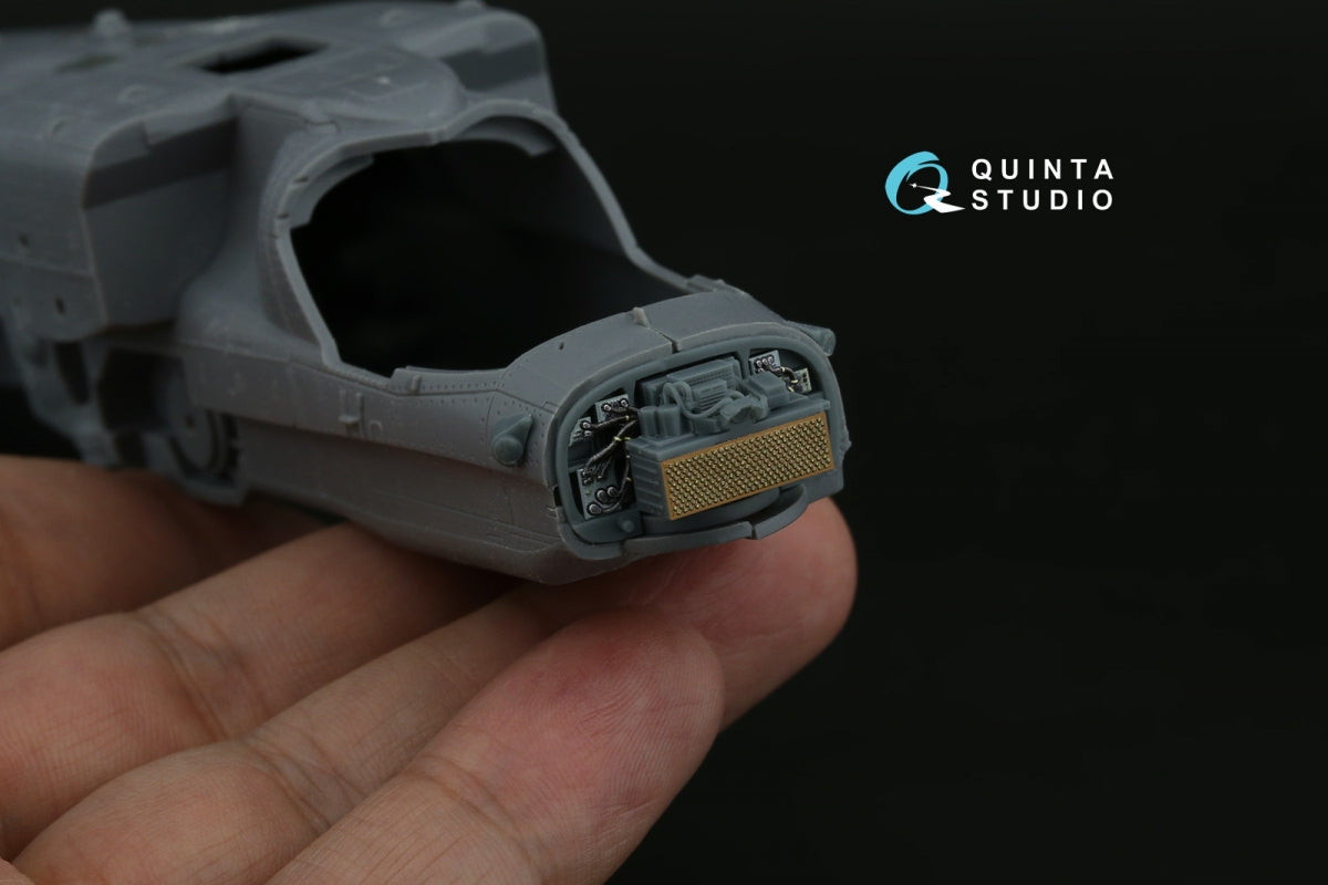 Quinta Studio QD+72238 Ka-52M radar bay (Quinta Models) (with 3D-printed resin parts) 1/72