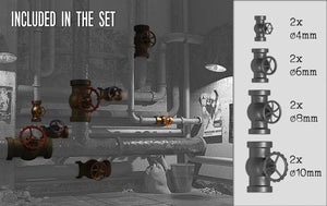 RT-Diorama 35664 Pipe Valves Set 1/35 – image 2