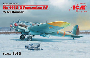 ICM 48266 He 111H-3, bombardier de l&amp;#39;armée de l&amp;#39;air roumaine, Seconde Guerre mondiale, échelle 1/48