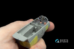 Quinta Studio QD48039 F-15C 3D-Printed &amp;amp; coloured Interior on decal paper (for GWH kit) 1/48 – imagen 4