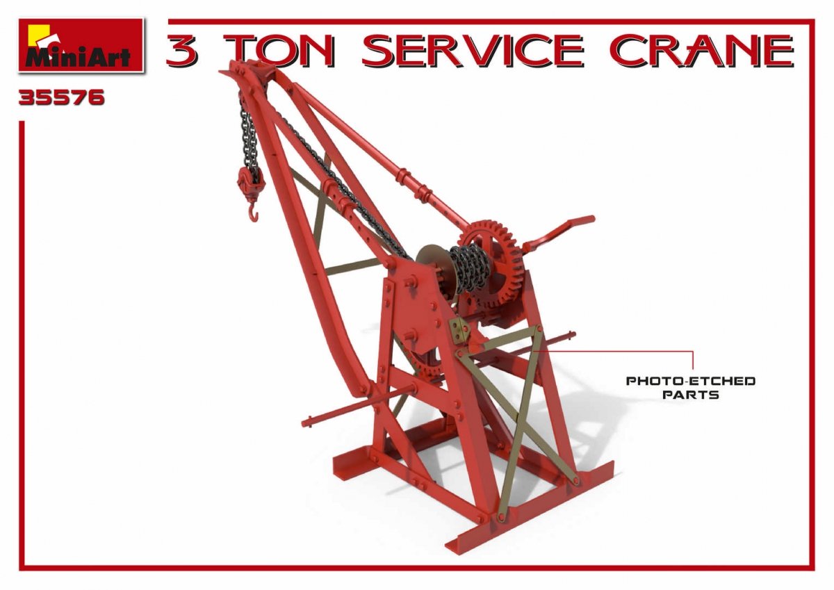 MiniArt 35576 3 TON SERVICE CRANE 1/35 – image 6