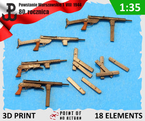 Point of no Return 3524053 Pistolet maszynowy Błyskawica / Machine Gun 1/35 – immagine 3
