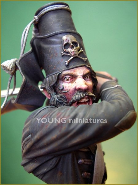 Young Miniatures YH1836 The DeathFrederick the Great&amp;#39;s 5th Hussars 1/10 – imagen 5