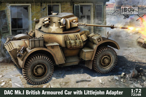 IBG 72148 DAC Mk.I Voiture blindée britannique avec adaptateur Littlejohn 1/72