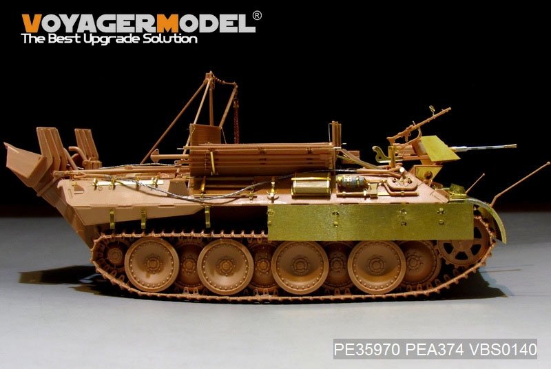 Modèle Voyager PE35970 Bergepanther Ausf.A allemand de la Seconde Guerre mondiale (type tardif, porte-outils Panther G) Base pour MENG SS-015 1/35 – image 3